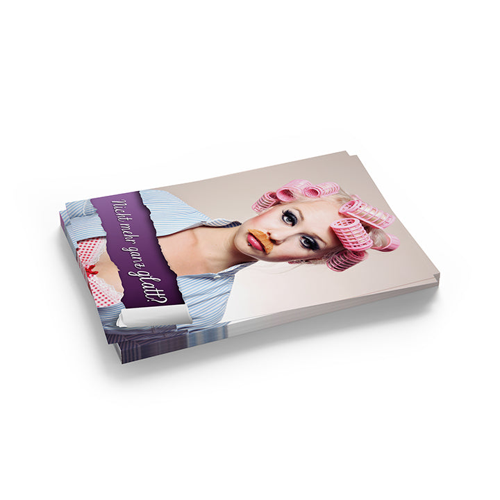 Postkarte "Nicht mehr ganz glatt?"