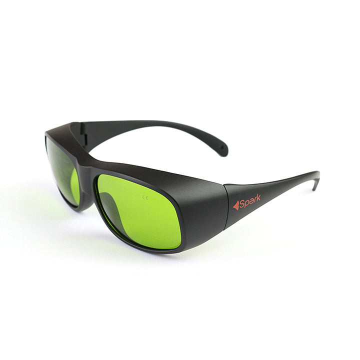große Laser-Schutzbrille hellgrün