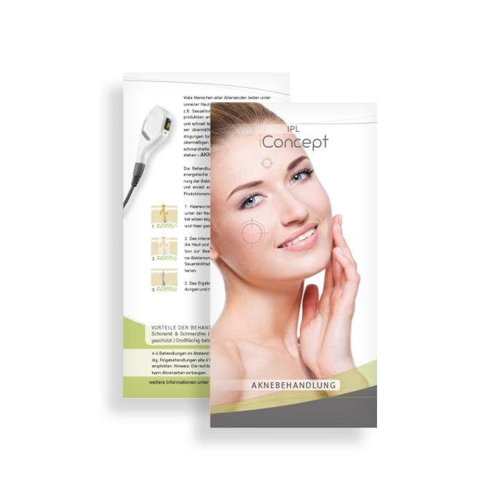 Flyer "Aknebehandlung"